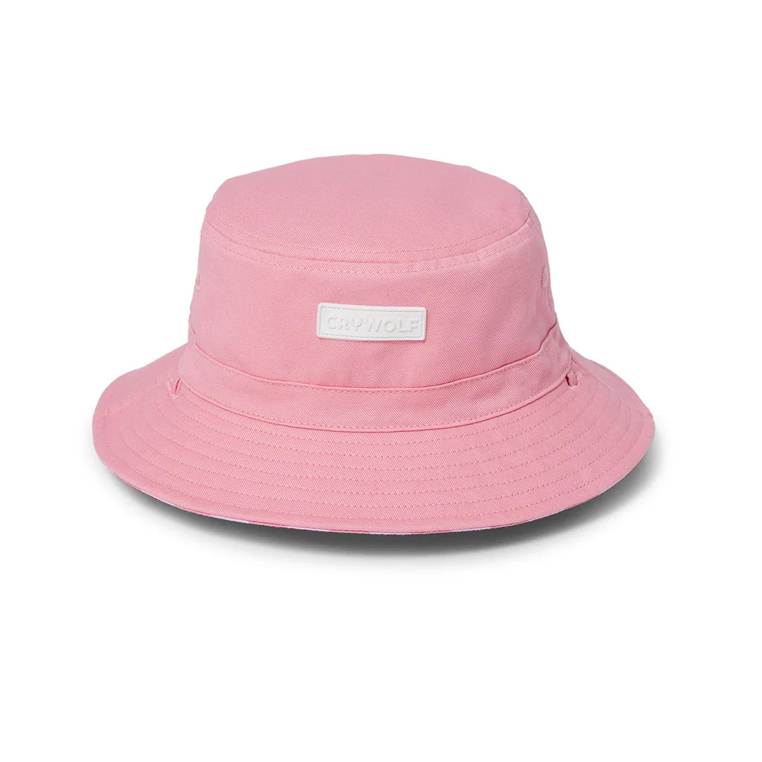 Crywolf Reversible Bucket Hat - Flamingo Stripe