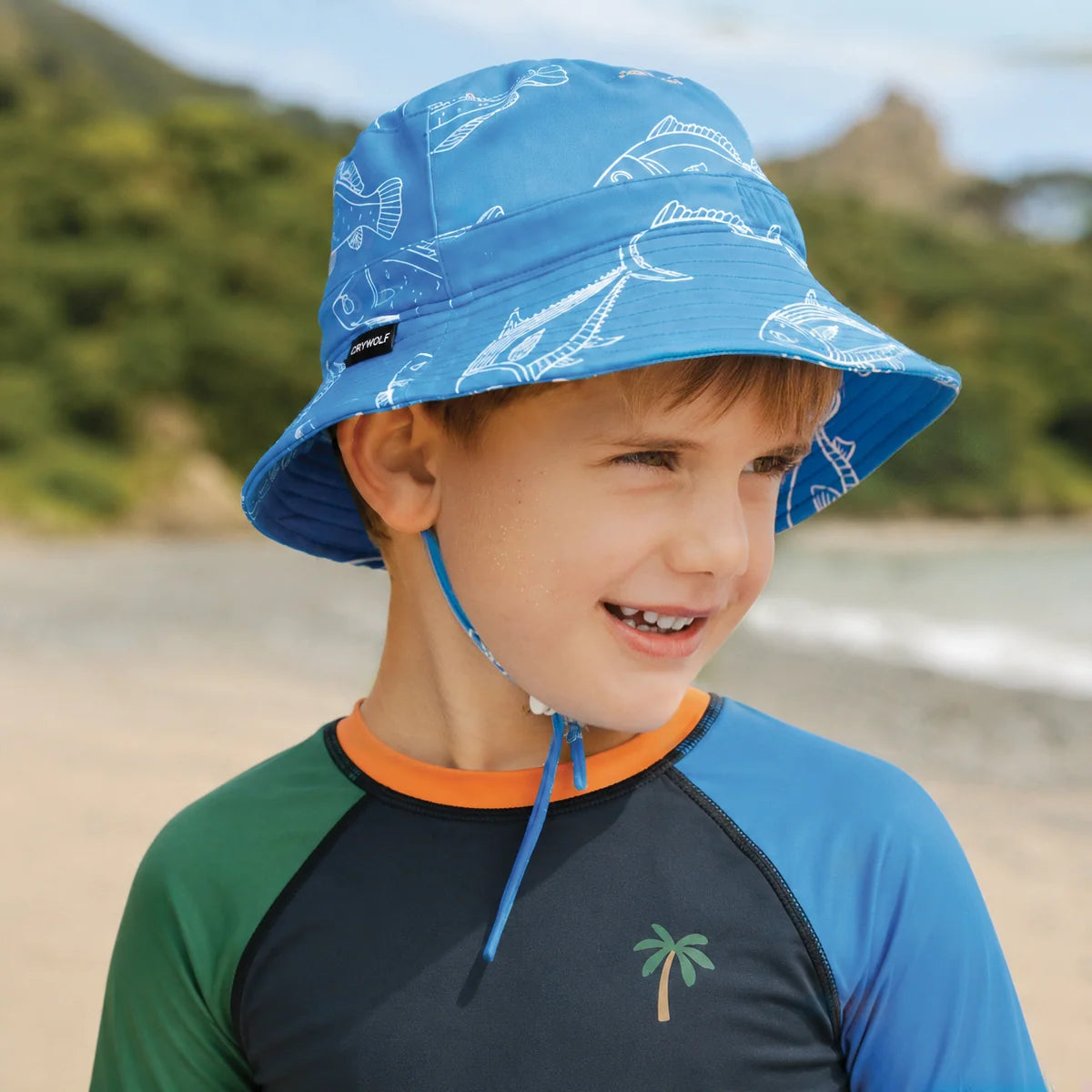 Crywolf Swim Bucket Hat - Saltwater