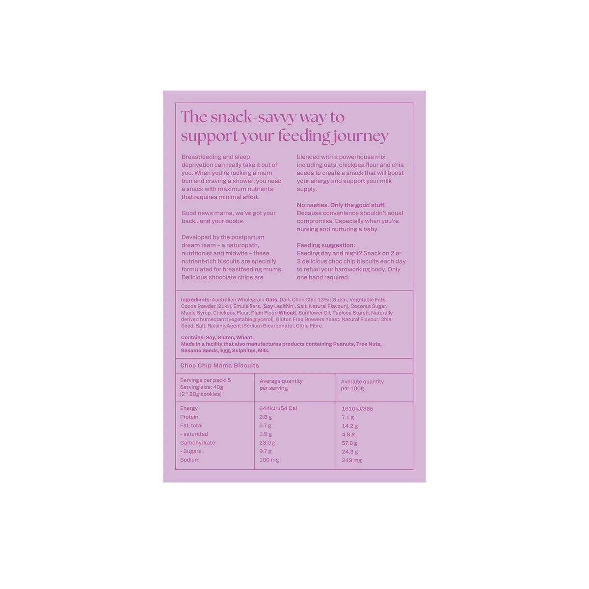 Franjo's Kitchen Chocolate Chip Mama Biscuits