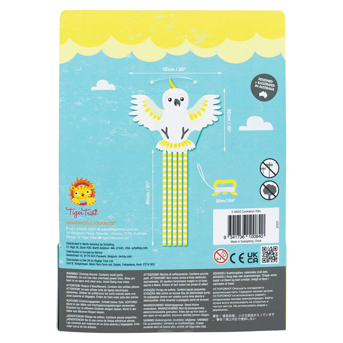 Tiger Tribe Cockatoo Kite