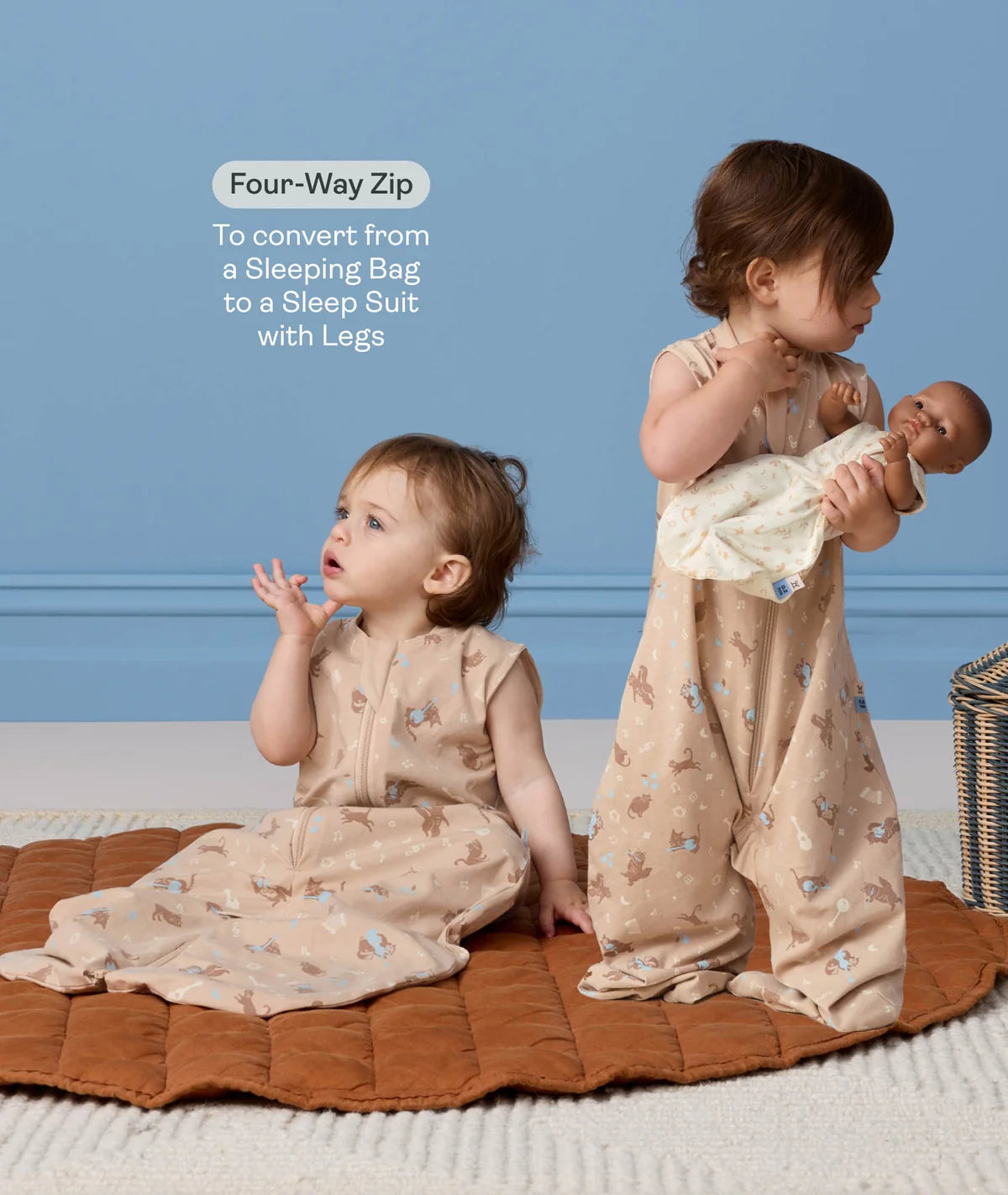 PREORDER- ErgoPouch Jersey Sleep Suit Bag 0.2 TOG Melody