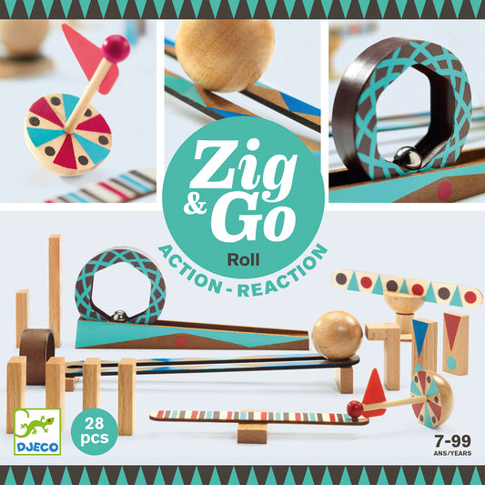 Djeco Zig & Go Roll - 28 pcs