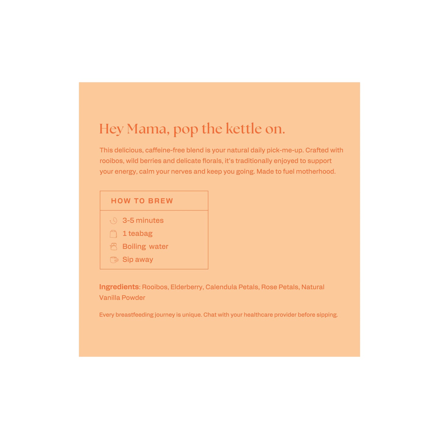 Franjo's Kitchen Pick-Me-Up Mama Tea