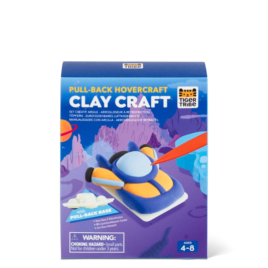 Tiger Tribe Clay Craft - Pull-Back Hovercraft