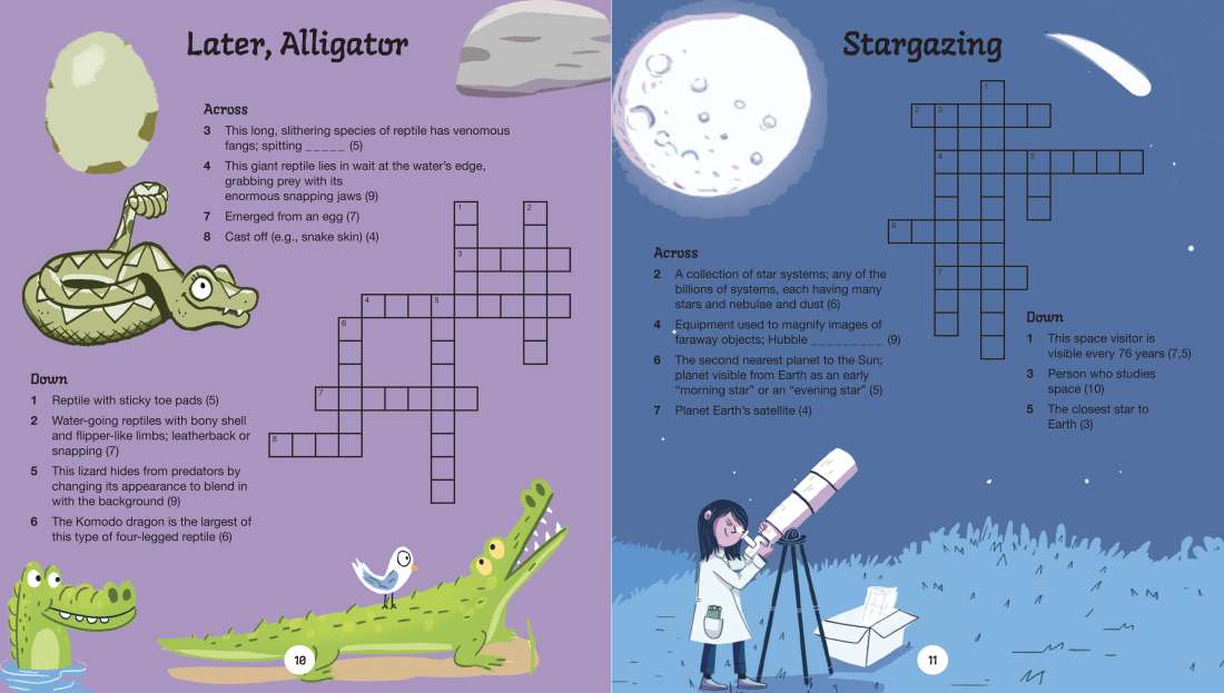 Smart Kids! Cool Crossword Puzzles