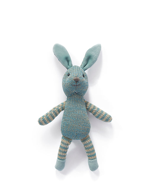 Nana Huchy Bobby Bunny Rattle (Blue)