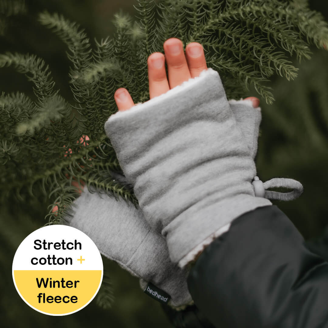 Bedhead Fleecy Fingerless Kids Winter Mittens
