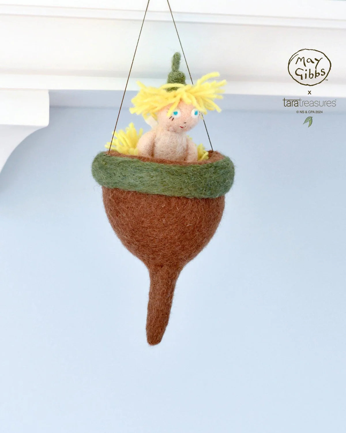 Tara Treasures x May Gibbs - Little Ragged Blossoms Doll with Gum Pod