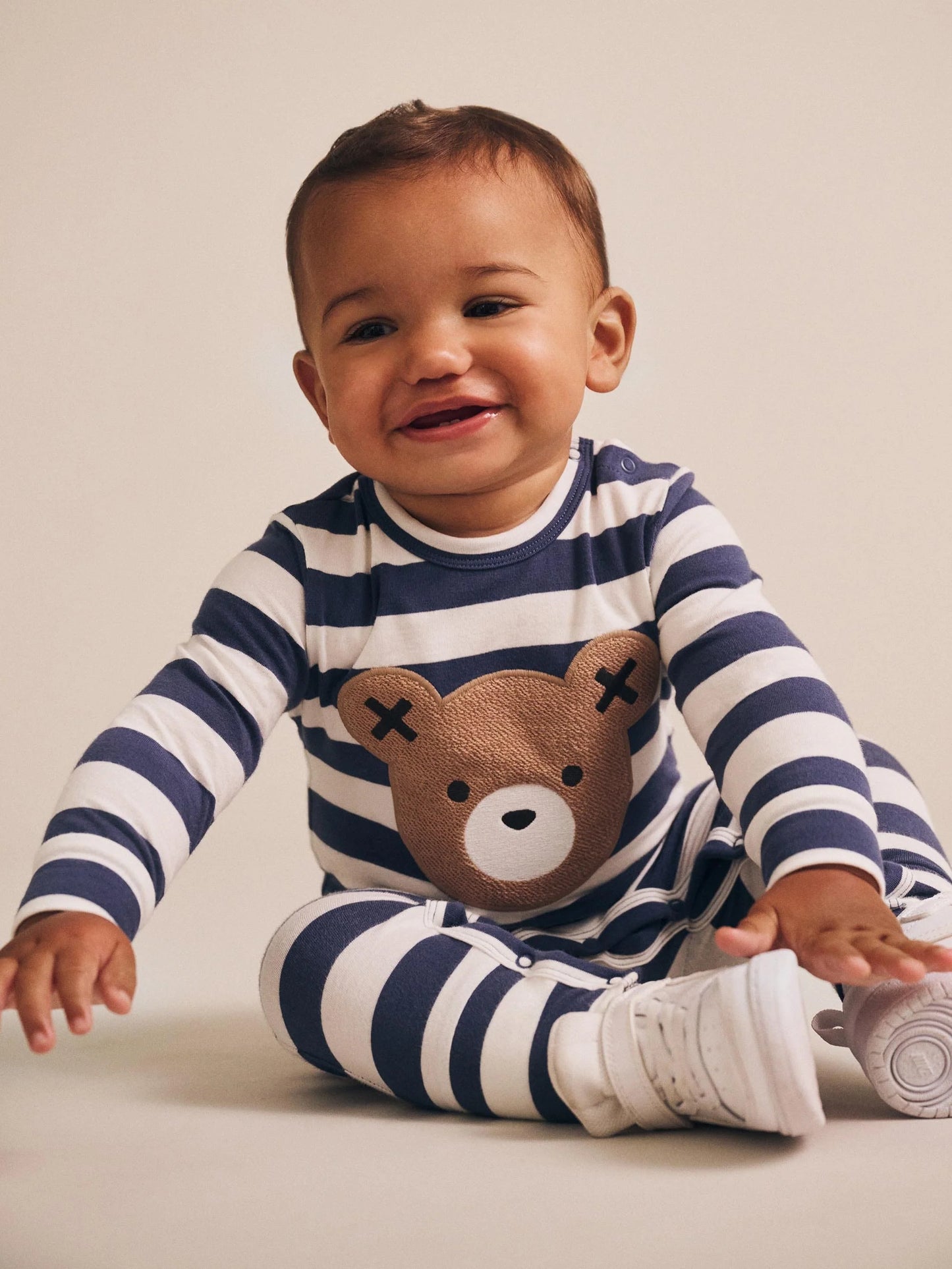 Huxbaby Stripe Huxbear Romper