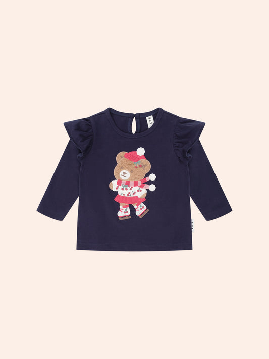 Huxbaby Ice Skater Huxette Frill Top