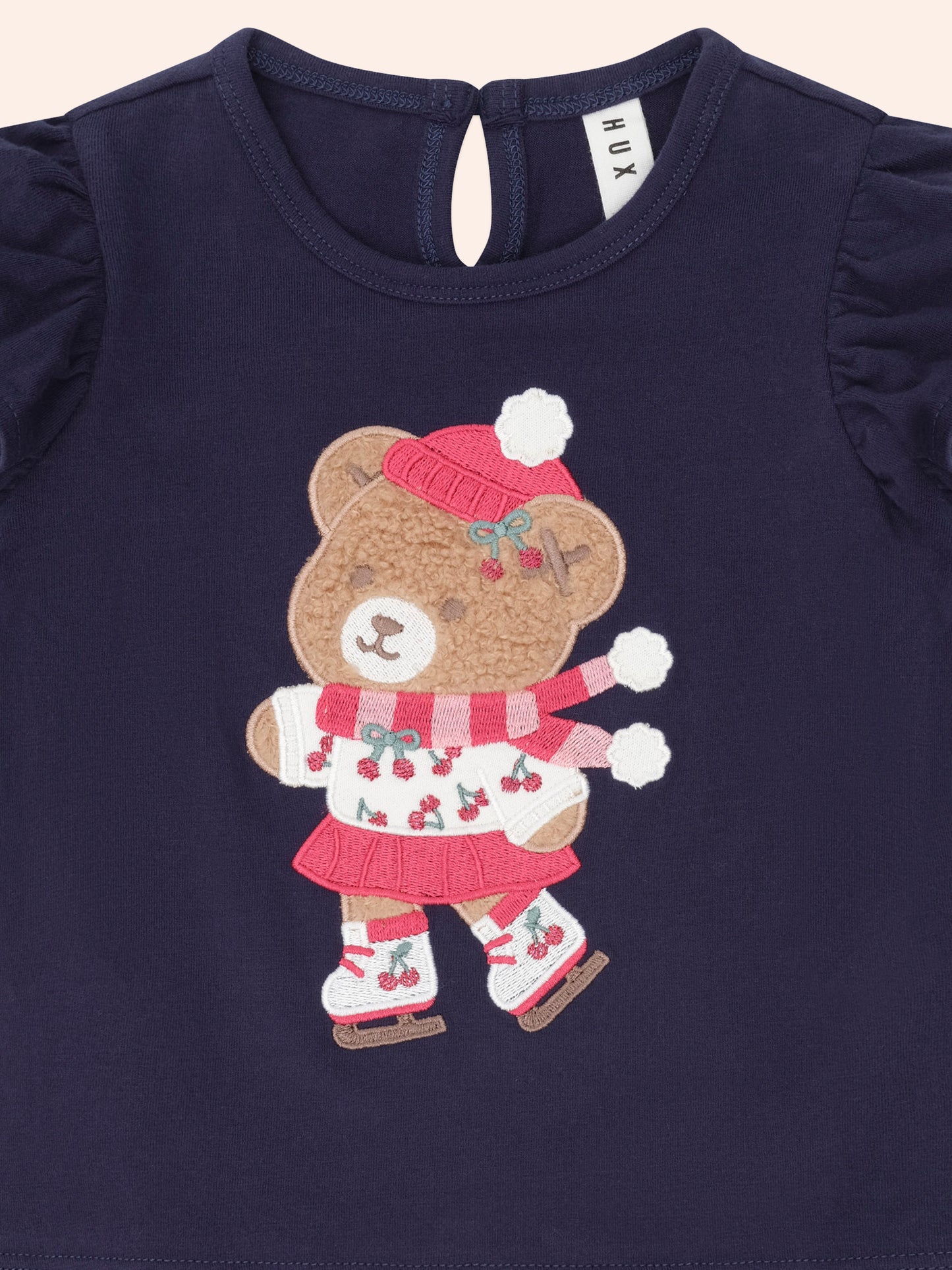 Huxbaby Ice Skater Huxette Frill Top