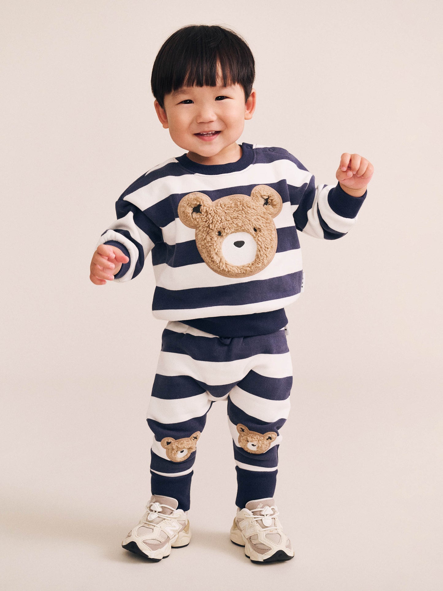 Huxbaby Furry Huxbear Stripe Sweatshirt
