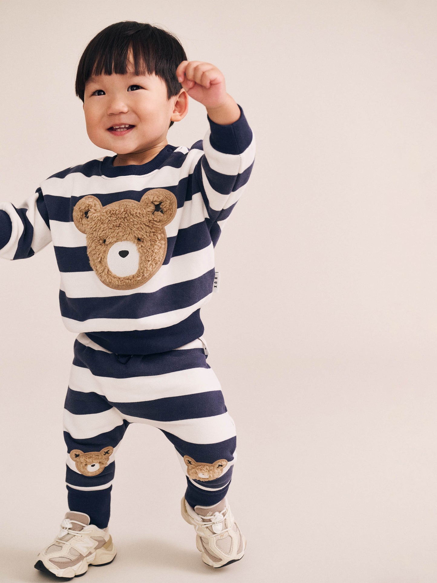Huxbaby Furry Huxbear Stripe Sweatshirt