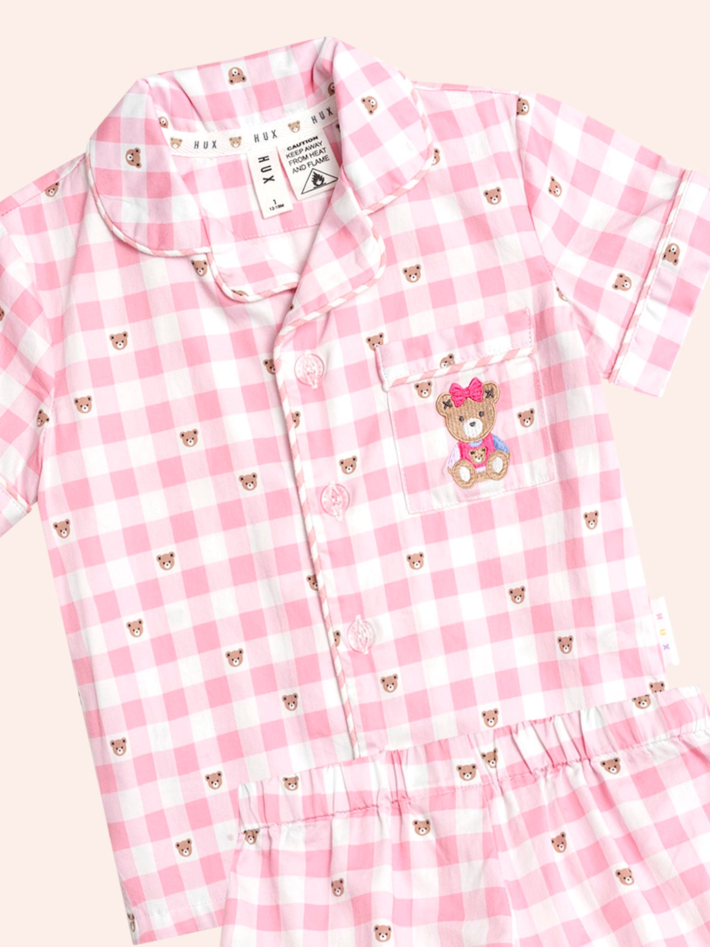 Huxbaby Huxette Check PJ's