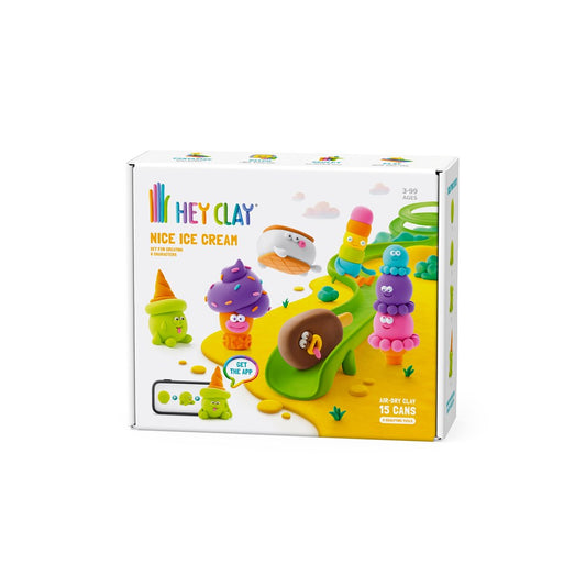 Hey Clay Nice Ice Cream Set (15 cans)