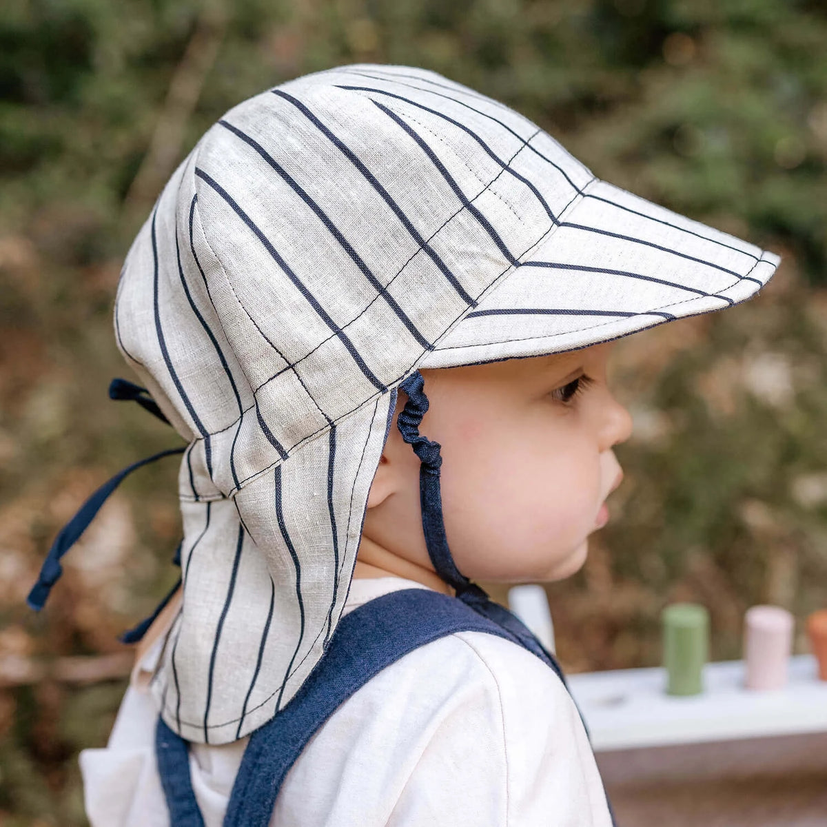 Bedhead Hats 'Lounger' Flap Sun Hat - Alex / Indigo