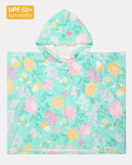 Toshi Hooded Towel Paradise Waratah Mint