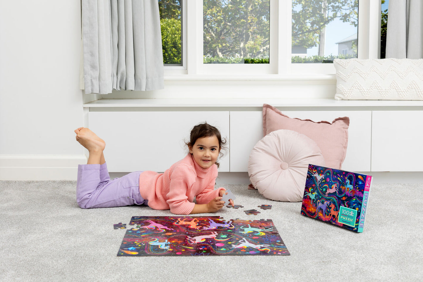 Crocodile Creek Holographic Puzzle 100 pc - Unicorn Galaxy