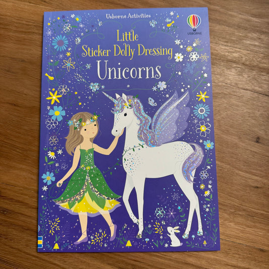 Usborne Little Sticker Dolly Dressing Unicorns
