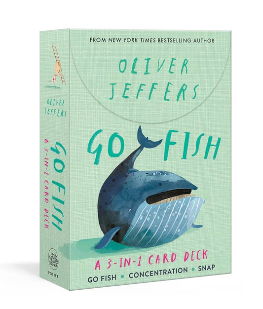 Go Fish: A 3-in-1 Card Deck Card Games Include Go Fish, Concentration, and Snap - Oliver Jeffers