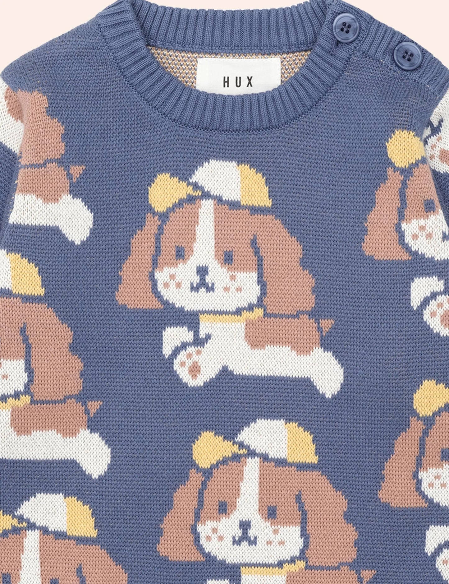 Huxbaby Happy Puppy Knit Jumper