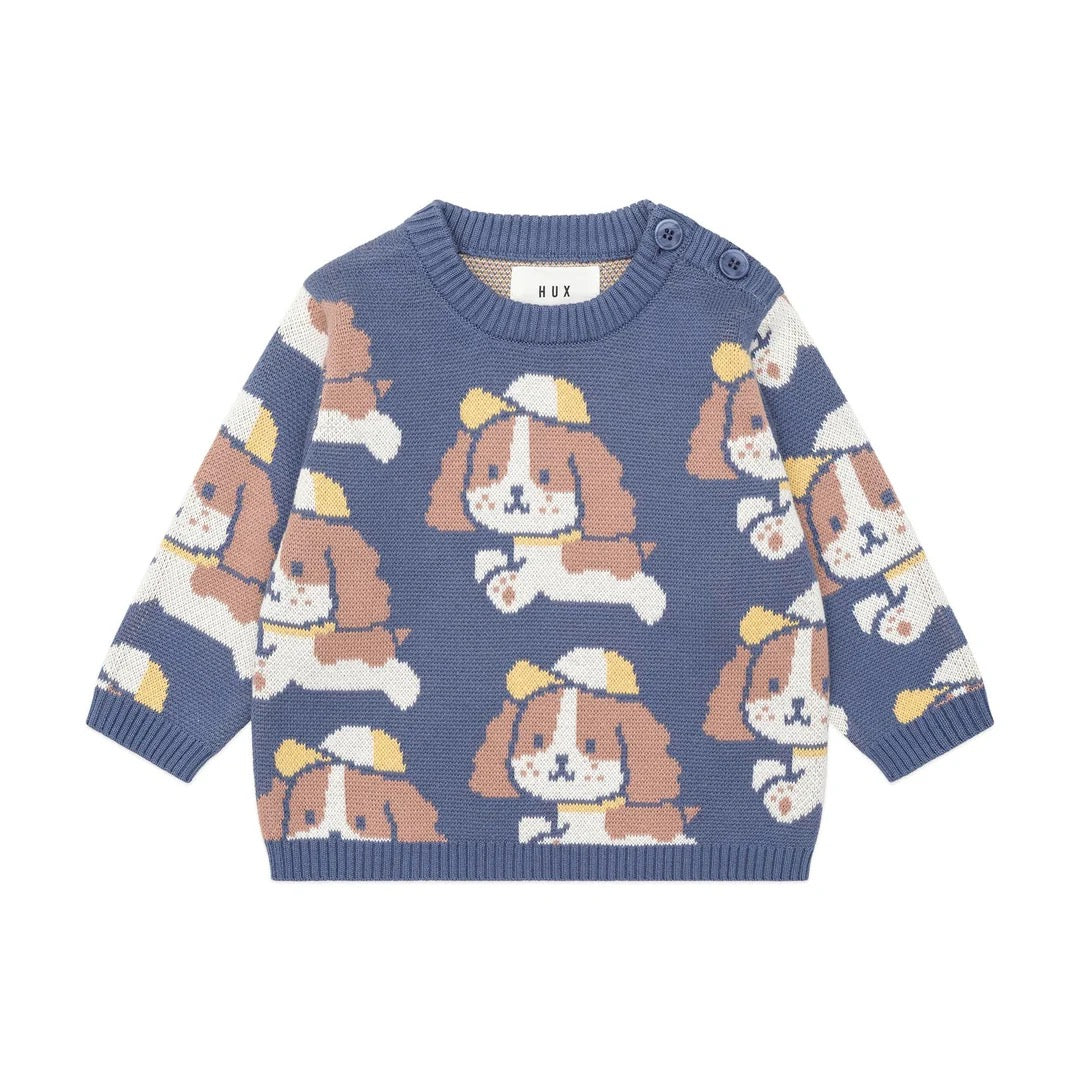 Huxbaby Happy Puppy Knit Jumper