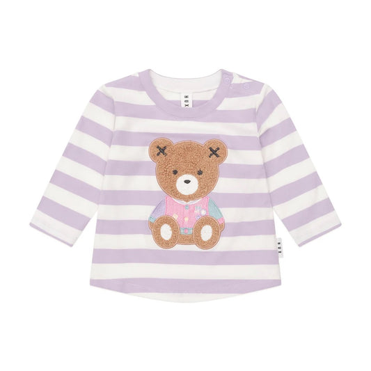 Huxbaby College Hux Orchid Stripe Top