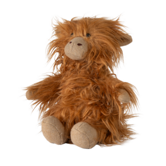 Lily and George Little Mac the Highland Cow