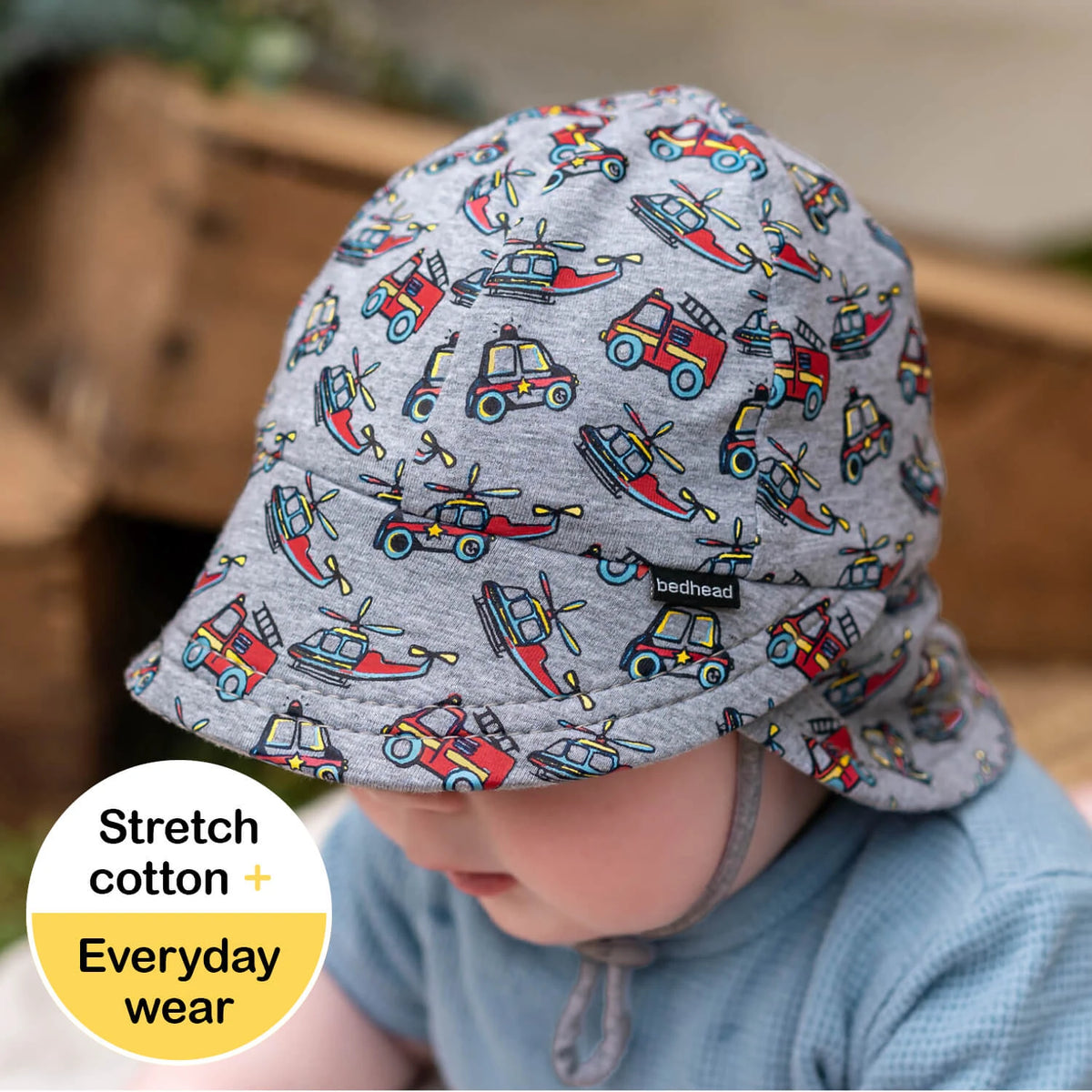 Bedhead Hats Legionnaire Flap Sun Hat - Emergency