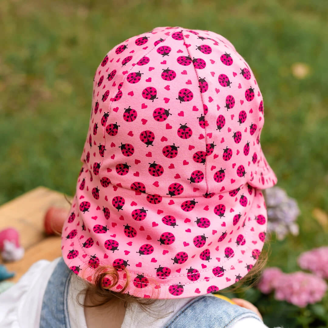 Bedhead Hats Legionnaire Flap Sun Hat - Ladybug