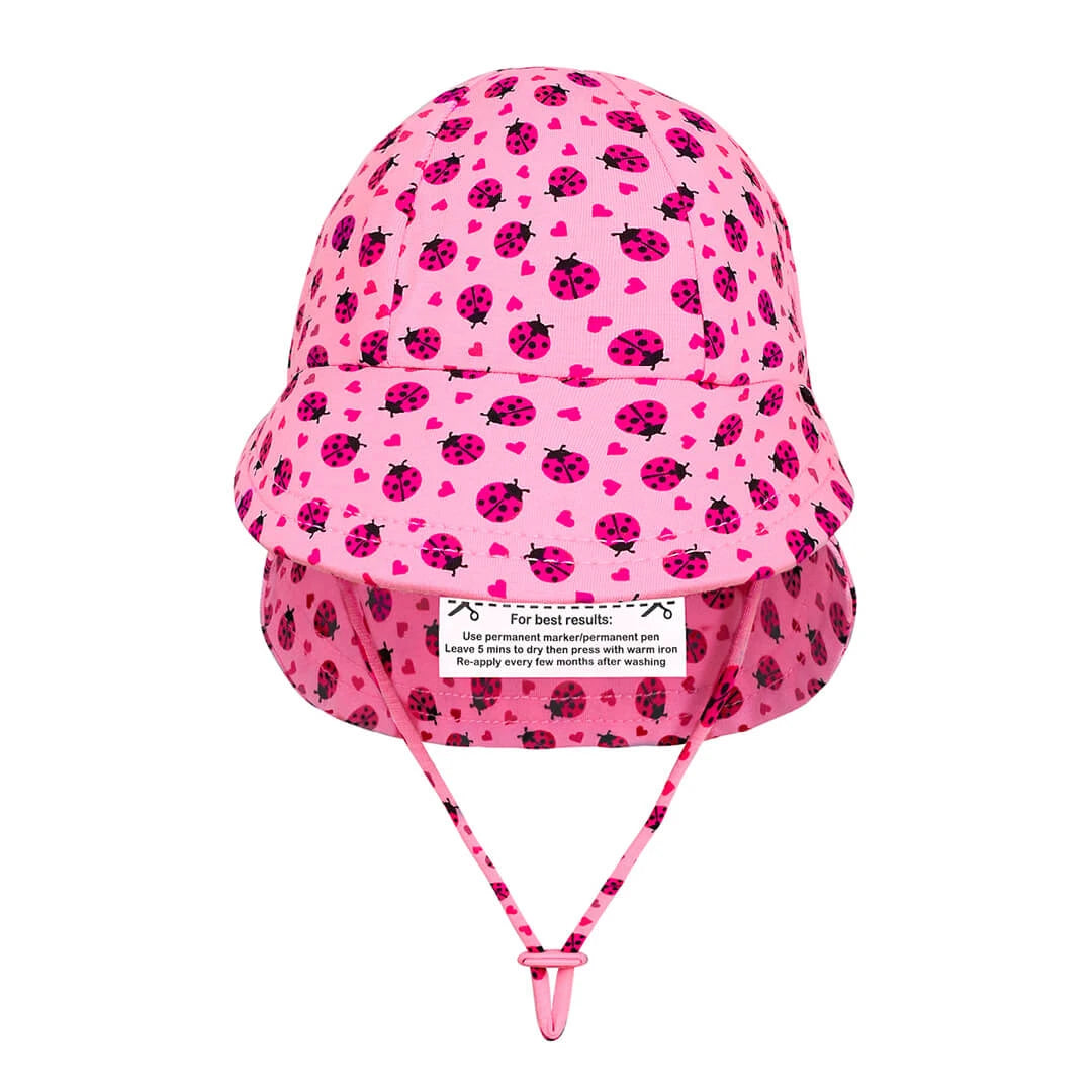Bedhead Hats Legionnaire Flap Sun Hat - Ladybug
