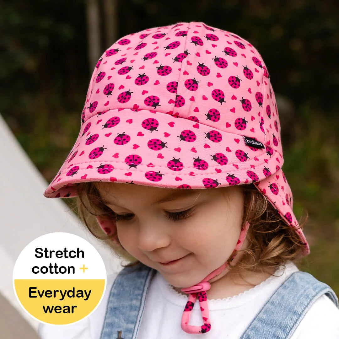 Bedhead Hats Legionnaire Flap Sun Hat - Ladybug