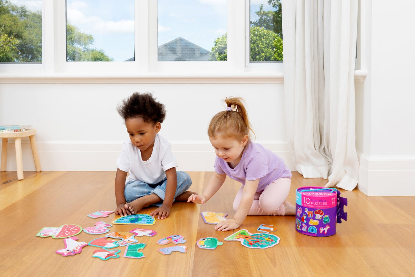 Crocodile Creek Let's Begin Puzzle 2 pc - Unicorn