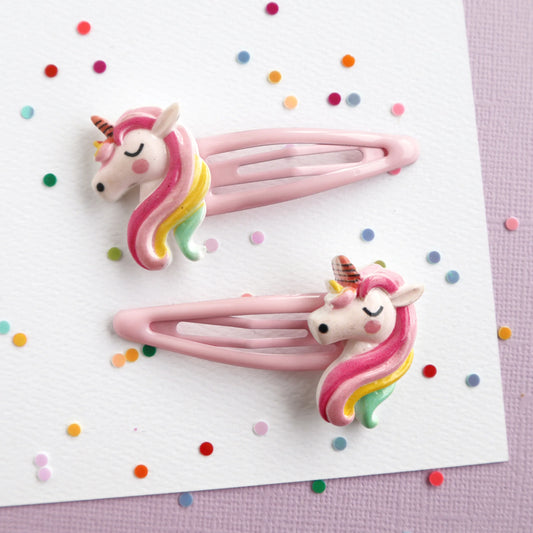 Mon Coco Unicorn Shimmer Clip Set