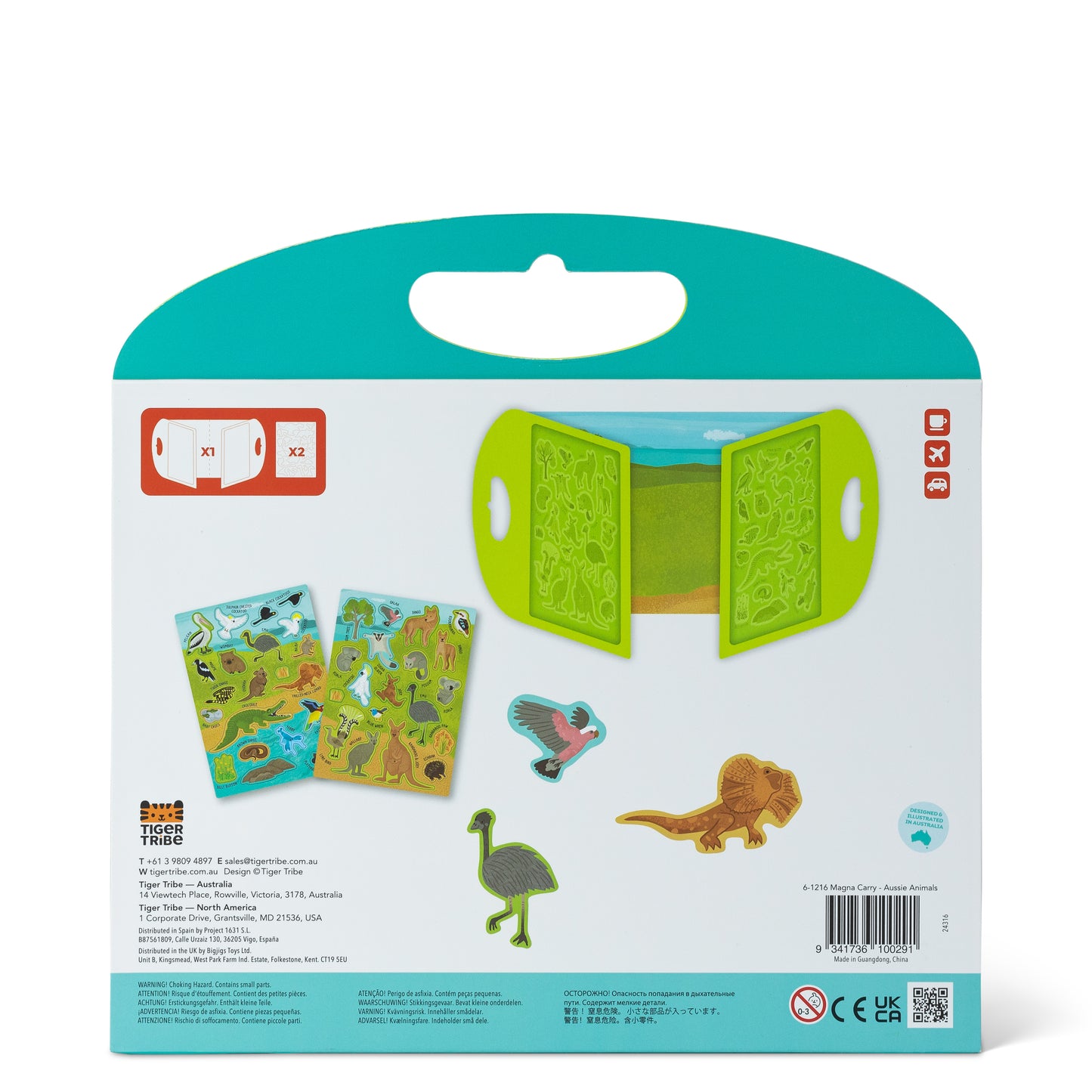 Tiger Tribe Magna Carry - Aussie Animals