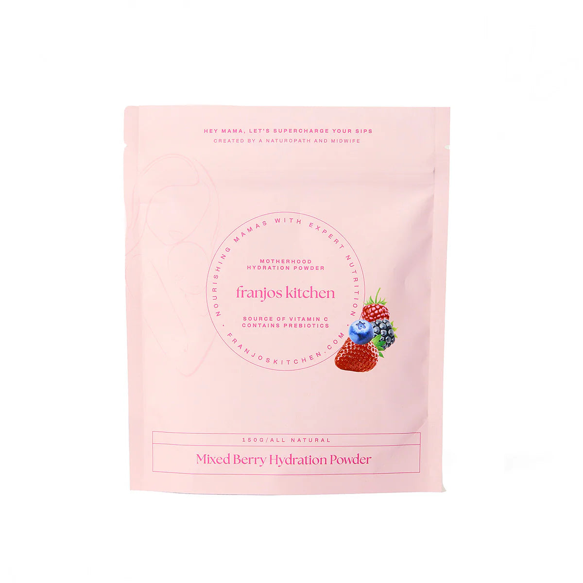 Franjo's Kitchen Motherhood Hydration Powder - Mixed Berry