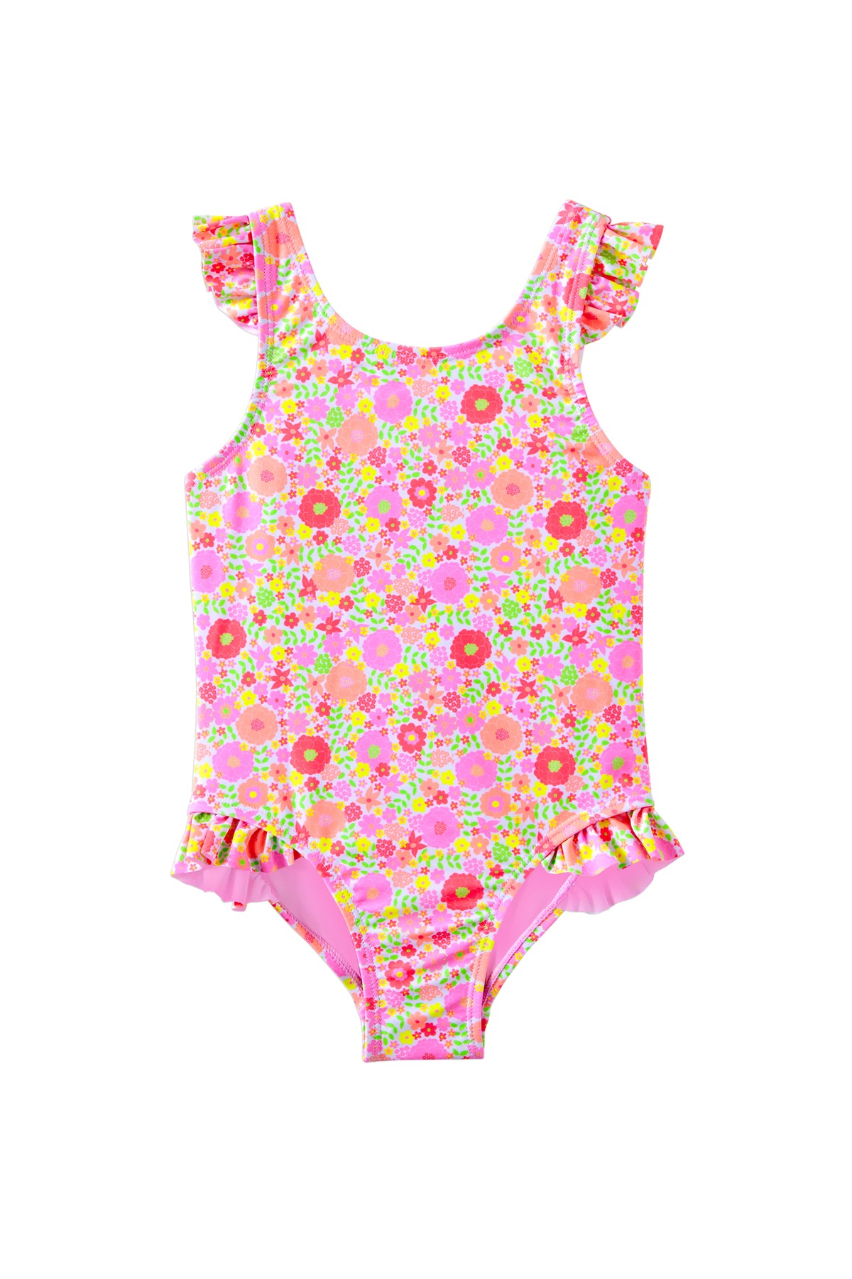 Milky Neon Bloom Swimsuit