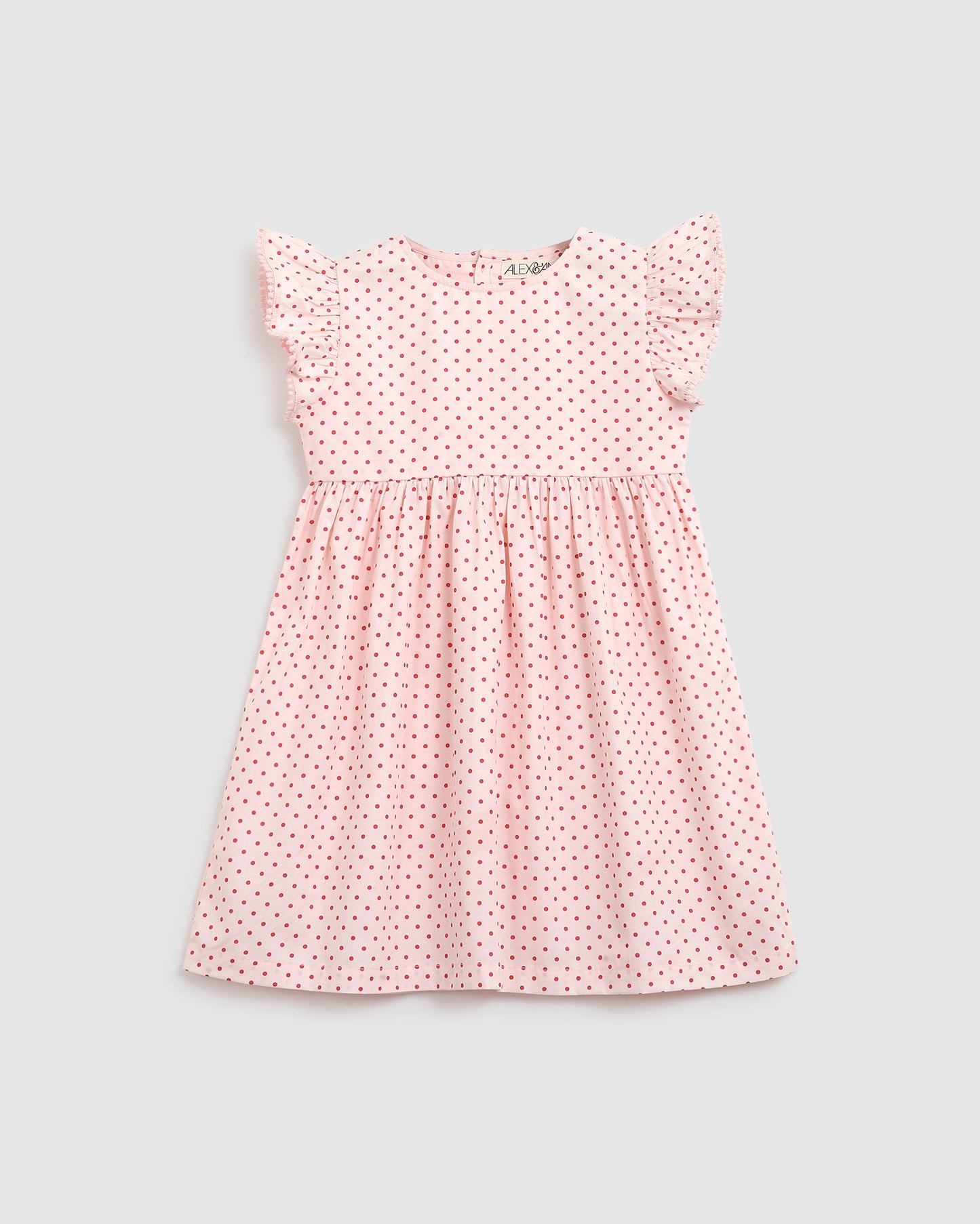 Alex and Ant Love Dress - Pink/ Red Polka Dot