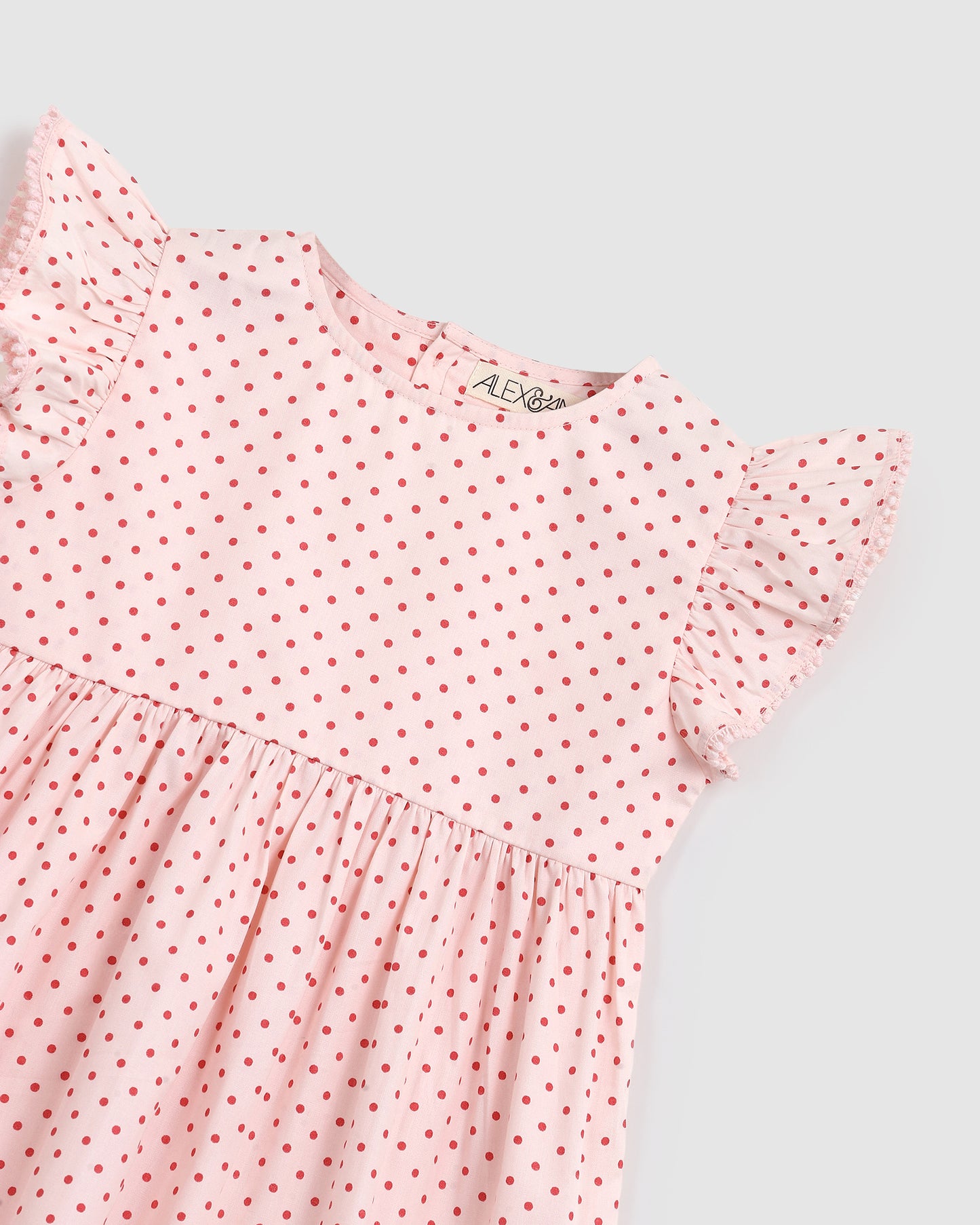 Alex and Ant Love Dress - Pink/ Red Polka Dot