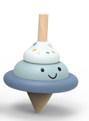 Speedy Monkey Ice Cream Spinning Top