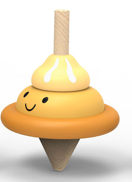 Speedy Monkey Ice Cream Spinning Top