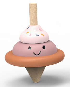 Speedy Monkey Ice Cream Spinning Top