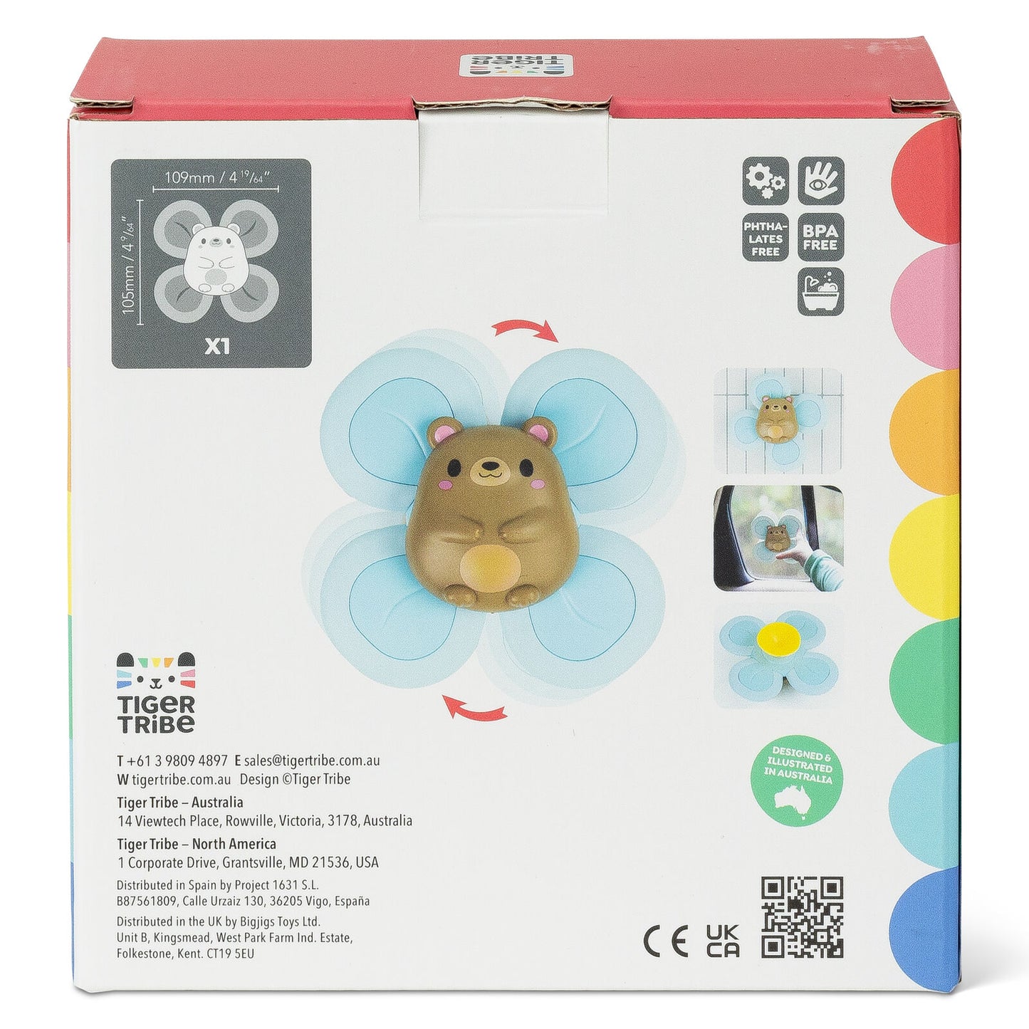 Tiger Tribe Sensory Spinner Bear