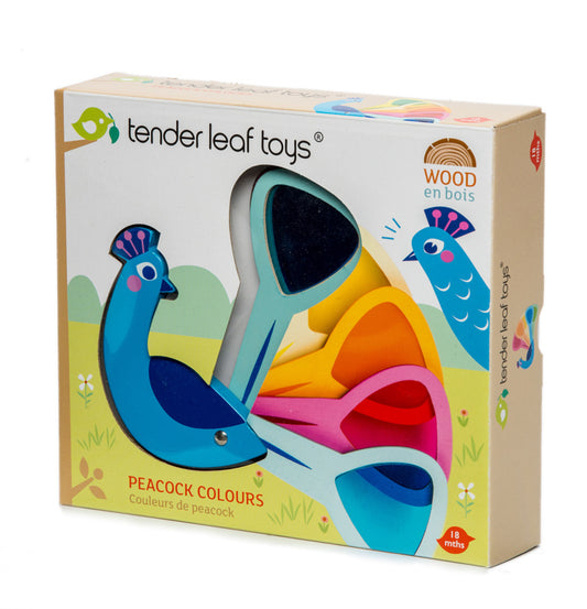 Tender Leaf  Peacock Colours