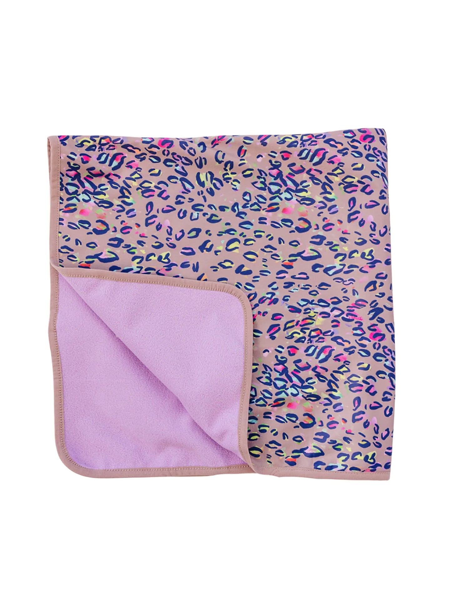 Therm All-Weather Fleece Blanket - Rainbow Leopard