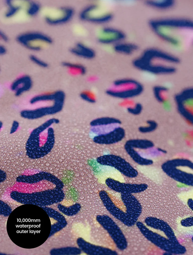 Therm All-Weather Fleece Blanket - Rainbow Leopard
