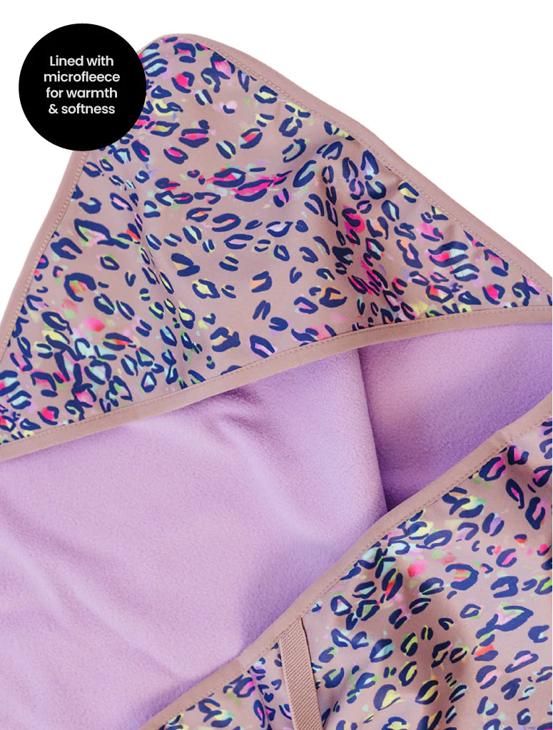 Therm All-Weather Fleece Blanket - Rainbow Leopard