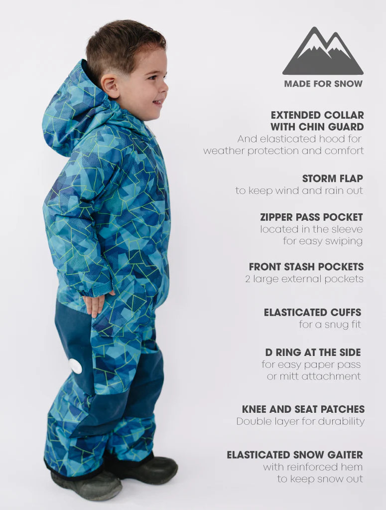 Therm Snowrider One Piece Snowsuit - Geo Tech
