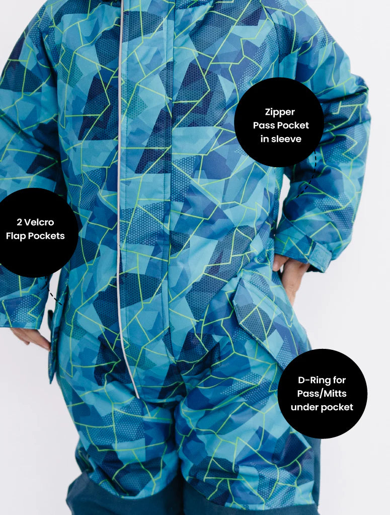Therm Snowrider One Piece Snowsuit - Geo Tech
