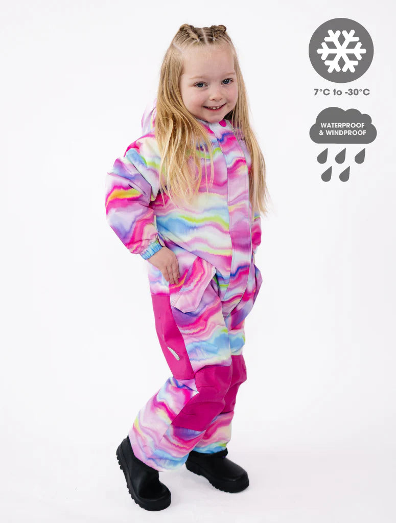 Therm Snowrider One Piece Snowsuit - Rainbow Wave